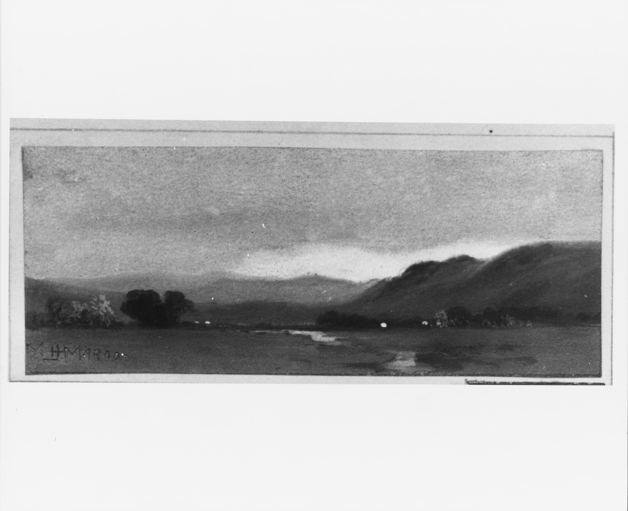 The Beginning of Autumn (Monument Mountain near Stockbridge)(from McGuire Scrapbook)