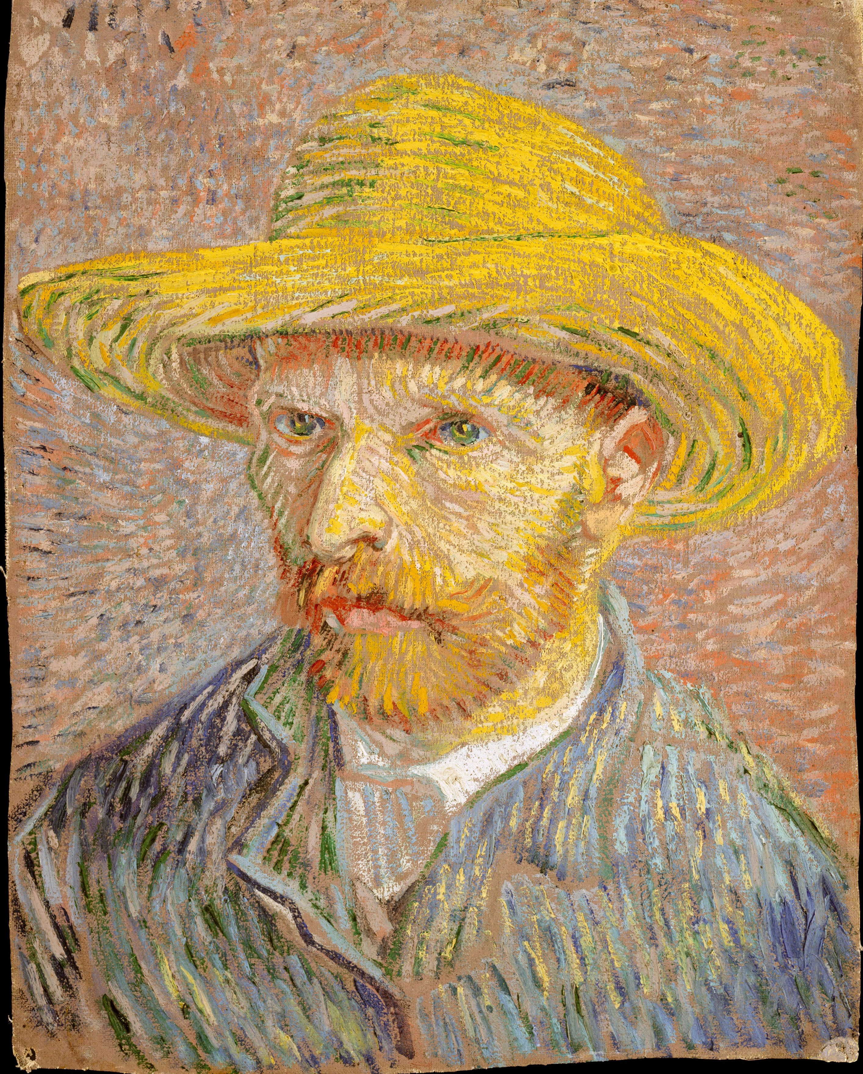 Van Gogh: Self-Portrait with a Straw Hat