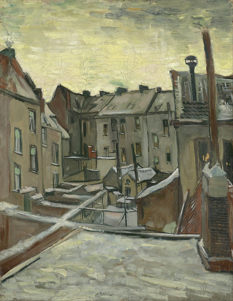 Houses seen from the back