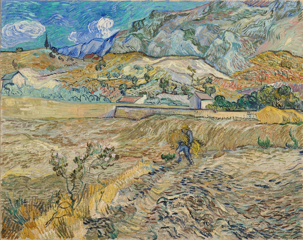 Landscape at Saint-Rémy (Enclosed Field with Peasant)