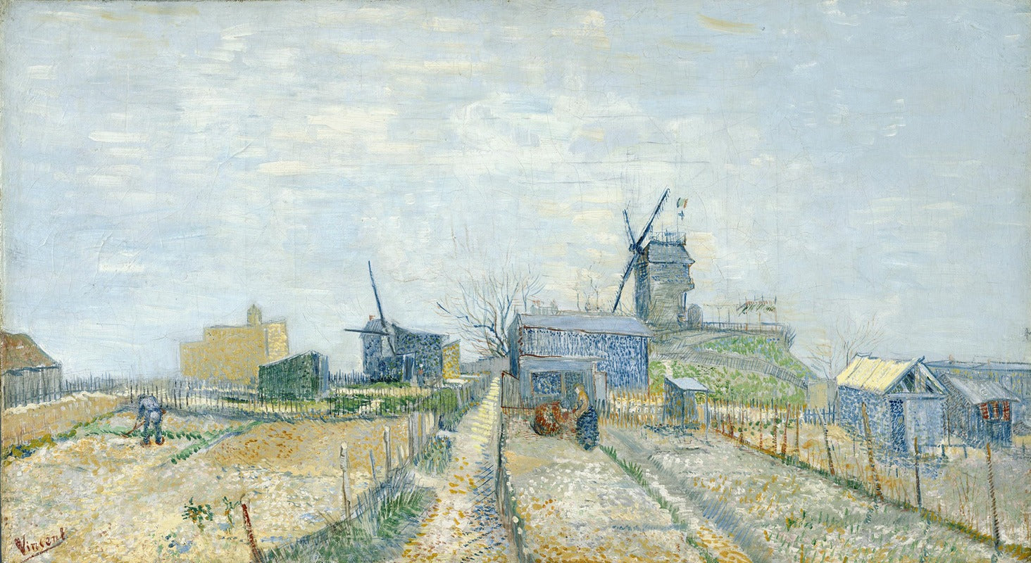 Montmartre; mills and vegetable gardens