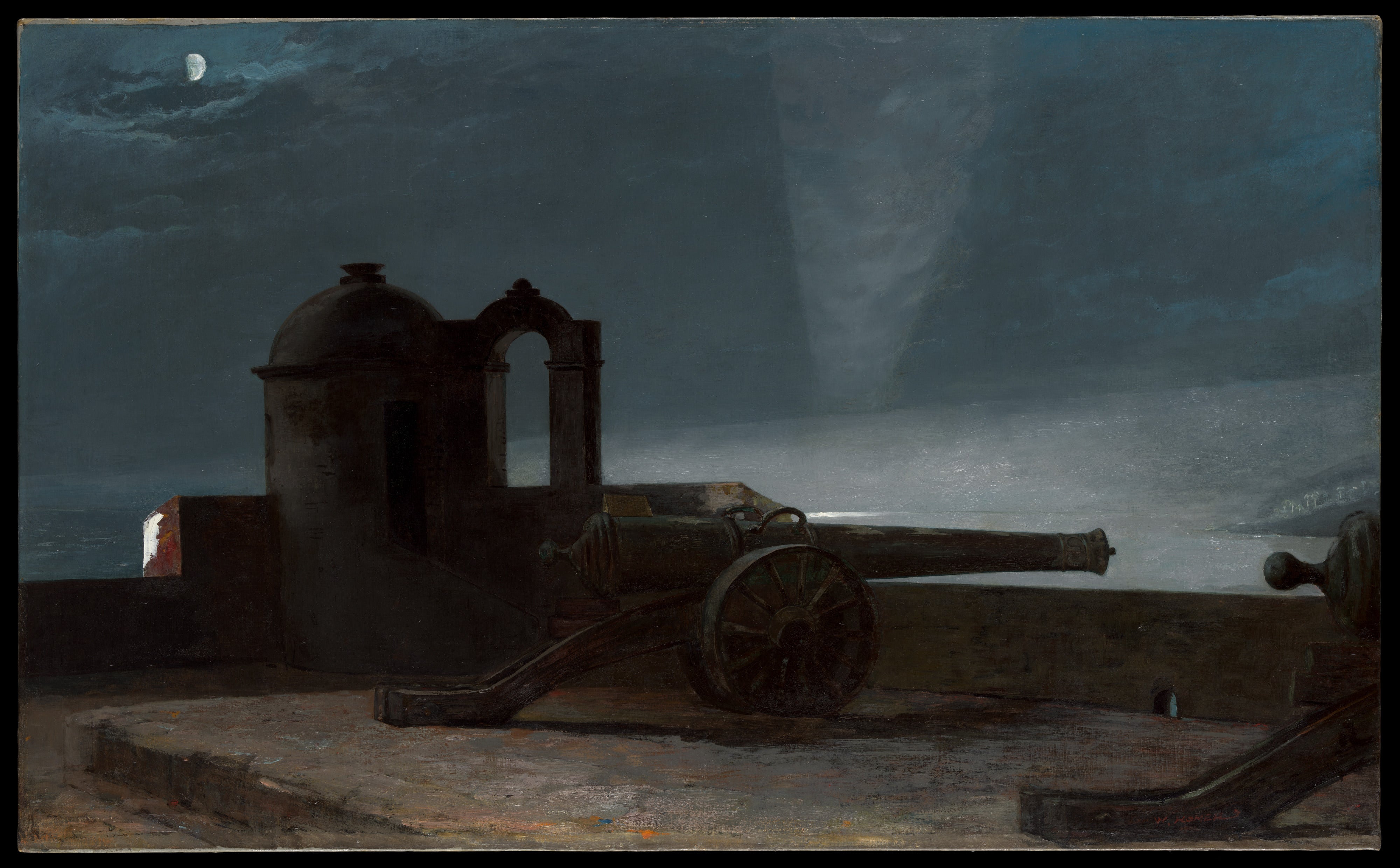 Searchlight on Harbor Entrance, Santiago de Cuba